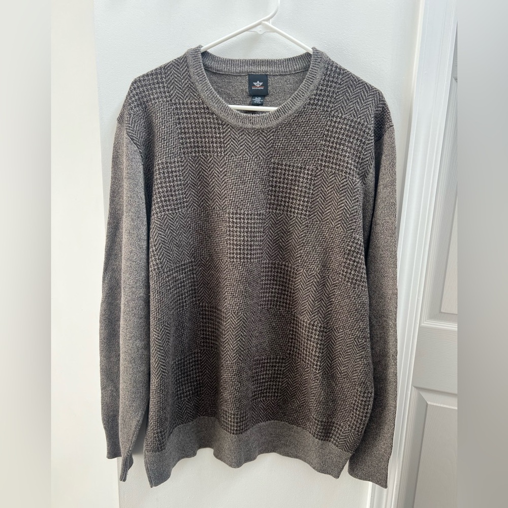 Dockers Men’s Brown / Grey Sweater Size XL
